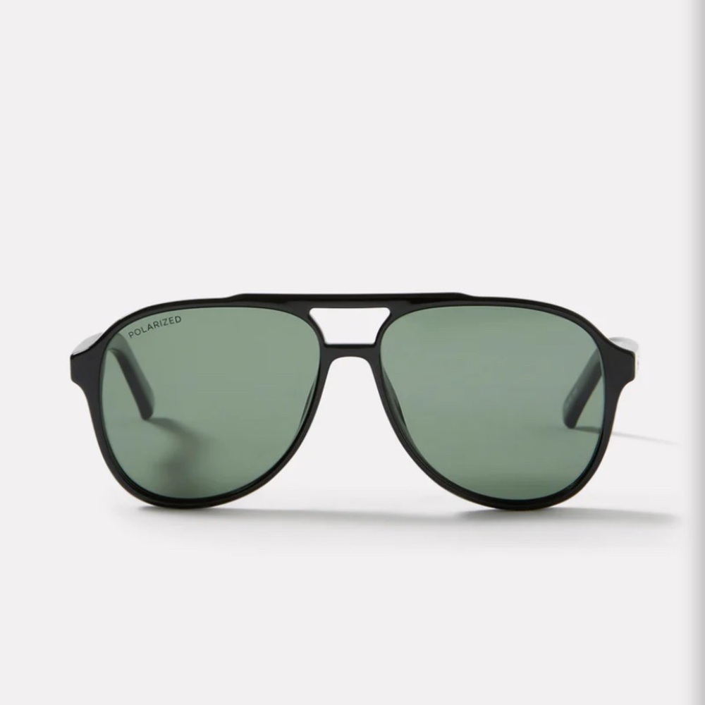 Le Specs - Tragic Magic Black Polarized Aviator Sunglasses